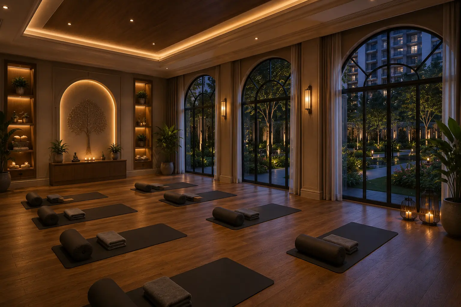 Yoga studio at Godrej Regent Park, Sarjapur Road